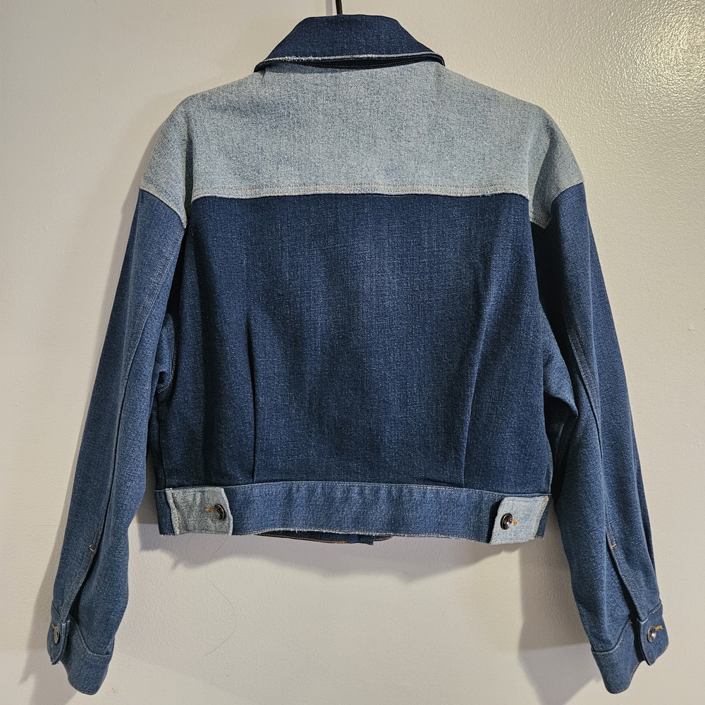 Two-Tone Denim Jacket - Picture 4 of 5